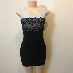 Black and white dress